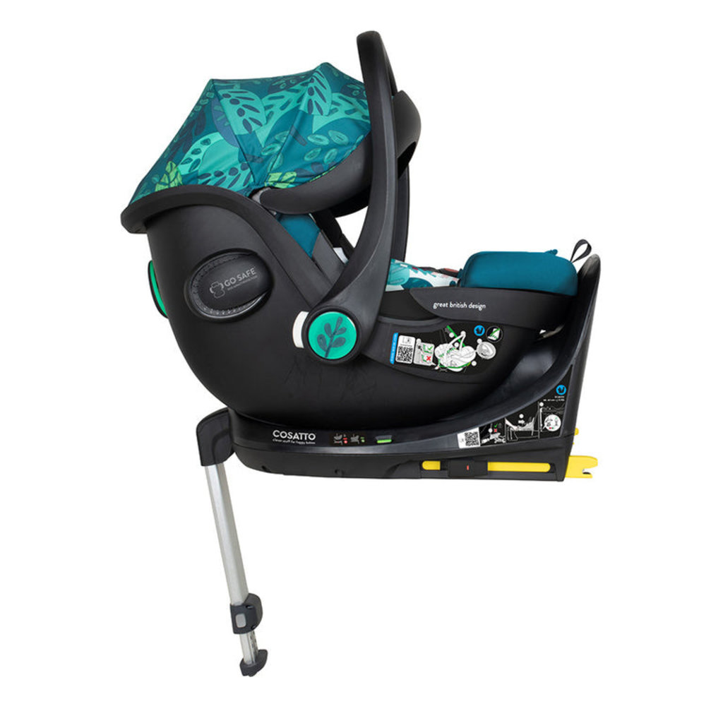 Cosatto Cosatto Wow 2 Car Seat + iSize Base Bundle  - Midnight Jungle