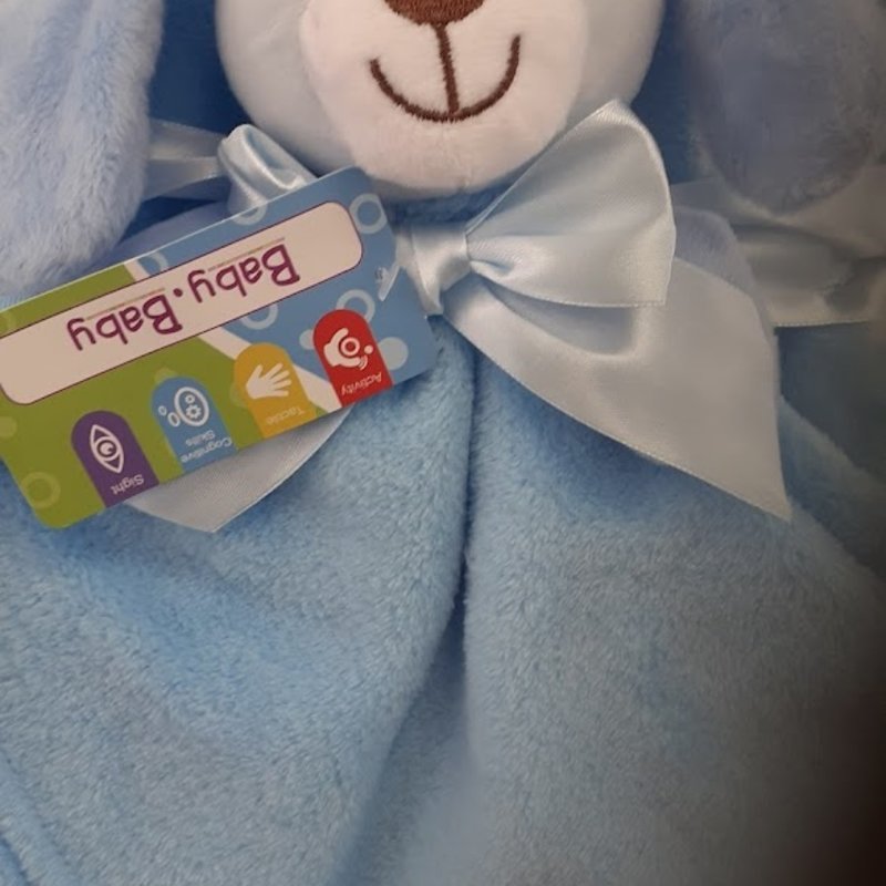 Puppy Blanket, Comforter with Teething Ring