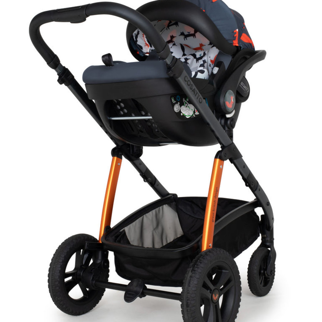 Cosatto Cosatto Wow 2 Car Seat and i-Size Base Bundle - Charcoal Mister Fox