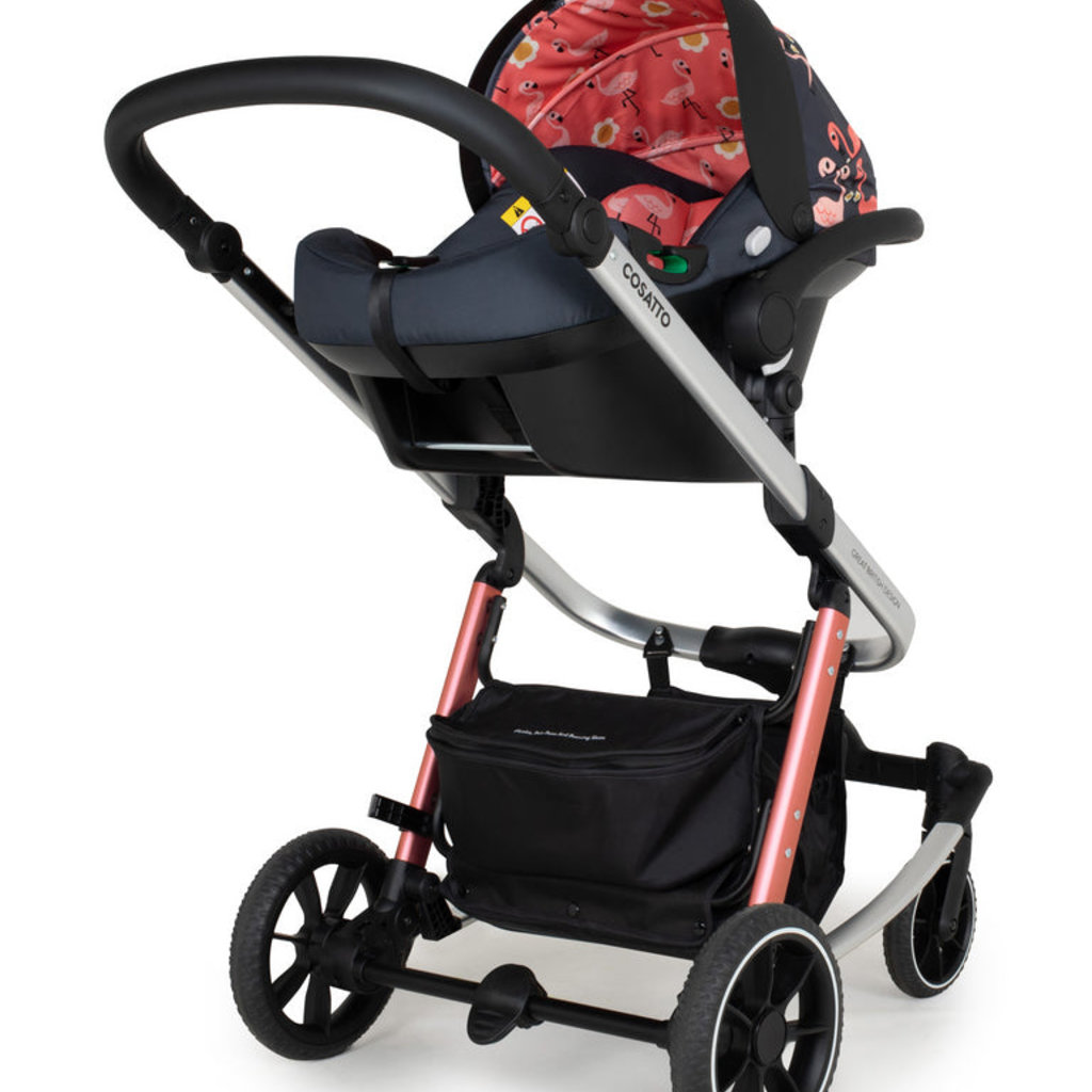 Cosatto Cosatto Giggle Trail 3 in 1 i-Size Everything Bundle - Pretty Flamingo
