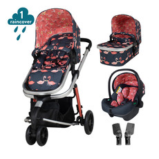 Cosatto Cosatto Giggle 3 in 1 i-Size Bundle - Pretty Flamingo