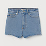 Denim short - High waist