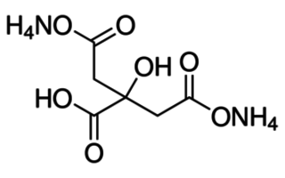 citrato de hidrógeno de di-amonio