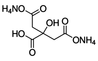 citrato de hidrógeno de di-amonio