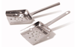 Slotted ladles and sieve spoons