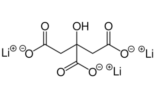 Citrate de lithium