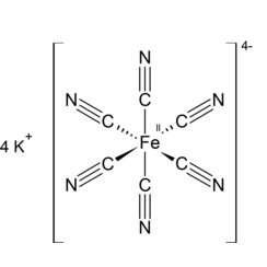 Hexacyanoferrate de potassium (II) trihydraté> 99% cristall.