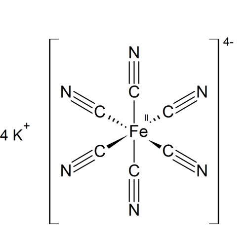 Hexacianoferrato de potasio (II) Trihidrato> 99% cryst.