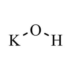 potassium hydroxide structure