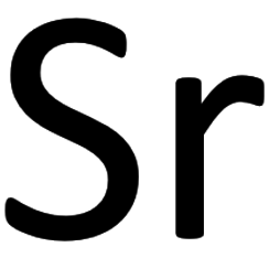 Strontium, korrels, 19 mm en lager, 99%