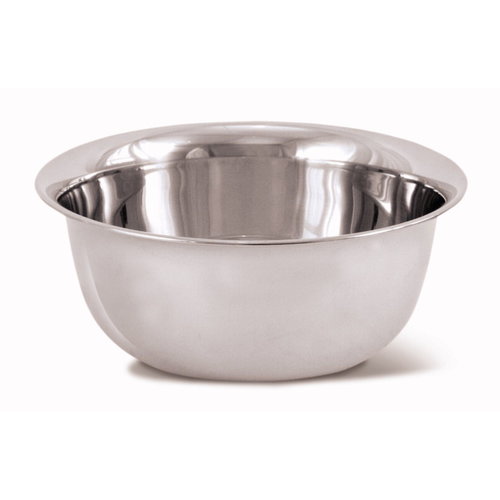 Stainless steel bowls, bulbous