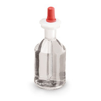 Dropper bottle with pipette Clear glass