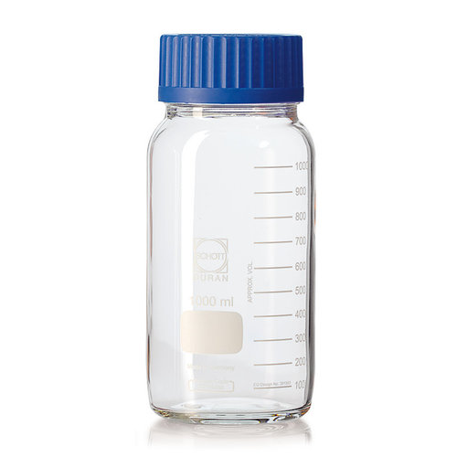Botella de cuello ancho DURAN® GLS 80 Vidrio transparente
