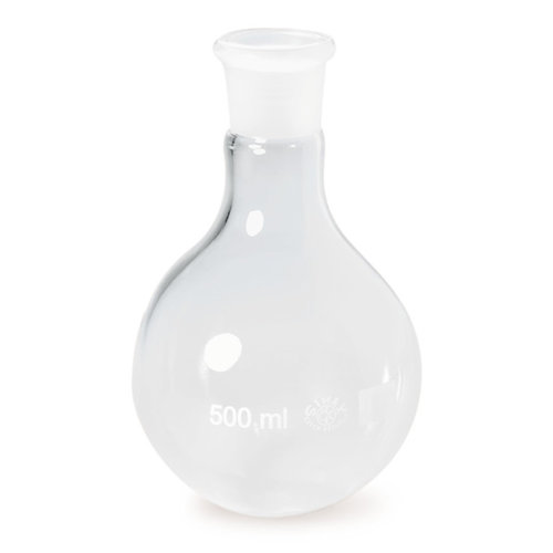 Round bottom flasks with ground glass joint