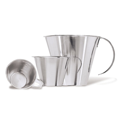 Tazas medidoras, acero inoxidable