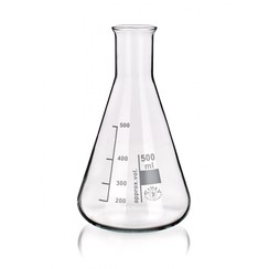 Erlenmeyer flask, narrow neck