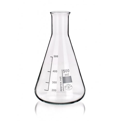 Erlenmeyer flask, narrow neck