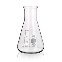 Erlenmeyer flask, wide neck