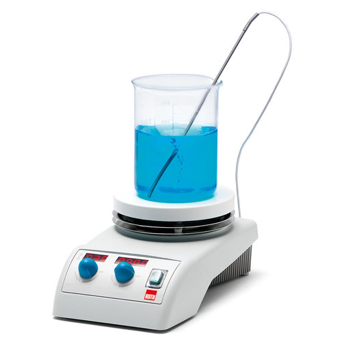 Heater and magnetic stirrer MH 20 Digital Set with integrated contact thermometer