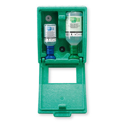 Eye wash station Wall box with 2 bottles