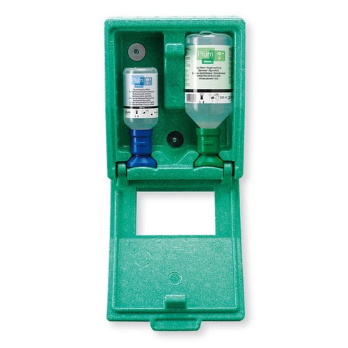 Eye wash station Wall box with 2 bottles