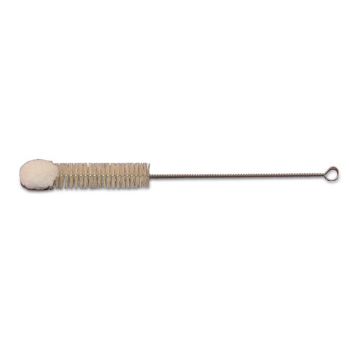 Cleaning brush,  made with natural fibres with wool head, 115 mm