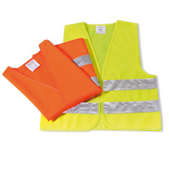 Safety vest two reflective strips