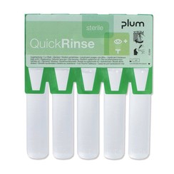 Envase de repuesto para botiquín de primeros auxilios QuickSafe Ampollas para lavado de ojos QuickRinse