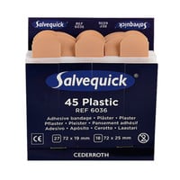 Navulverpakking Salvequick® Pleister Plastic, waterbestendig