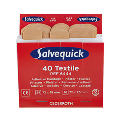 Pack de recharge Salvequick® Plaster Enduit textile, élastique