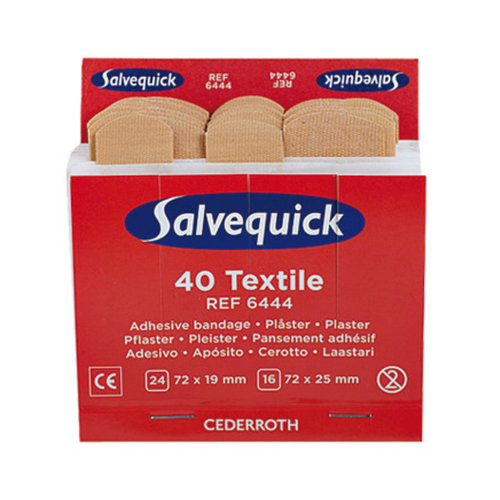 Pack de recharge Salvequick® Plaster Enduit textile, élastique