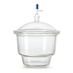 Desiccator set DURAN® NOVUS with tube (NS 24/29) and stopcock in the lid
