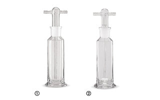 Gas wash bottles/Woulff's bottles