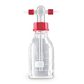 Gas washing bottle