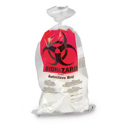 Entsorgungsbeutel Biohazard PP, 50 μm