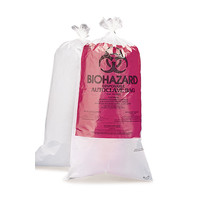 Disposal bags BIOHAZARD with indicator patch