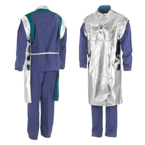 Aluminized apron with sleeves AluSoft V5TCKAF