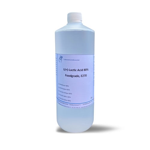 L (+) - Acido lattico 80%, commestibile, E270