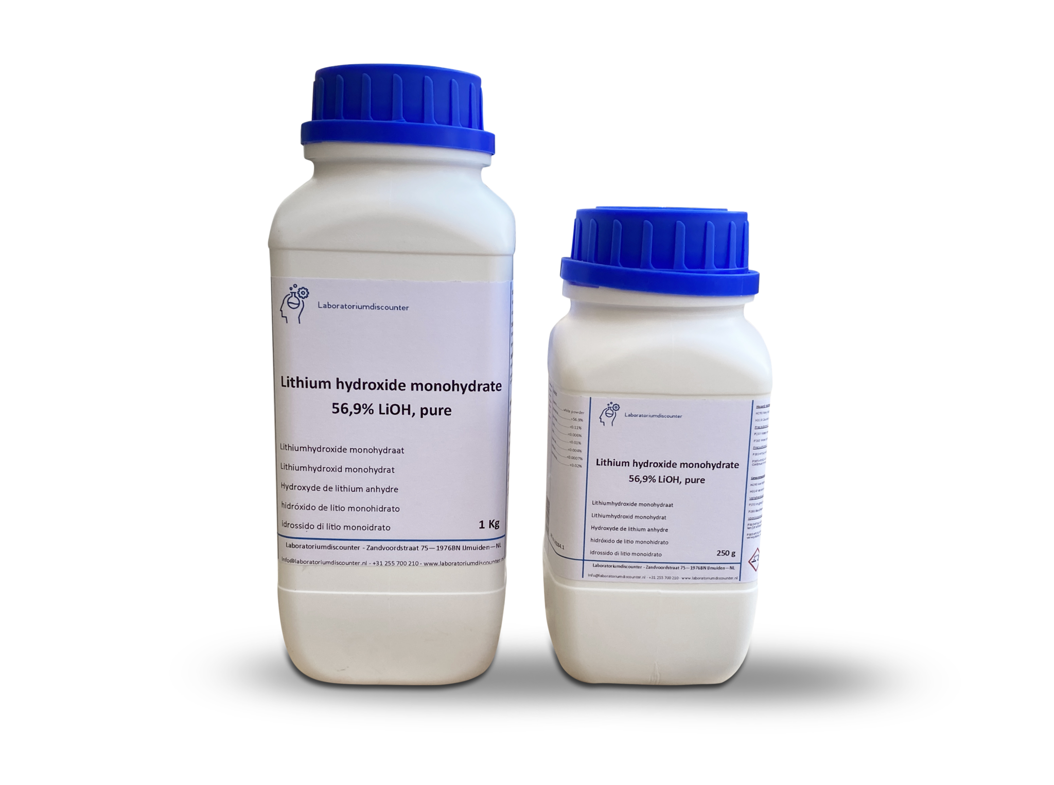 Idrossido di litio monoidrato CAS 1310-66-3 - L'idrossido di litio  monoidrato CAS 1310-66-3 della migliore qualità può essere trovato su  Laboratoriumdiscounter. Disponibile in diverse confezioni.