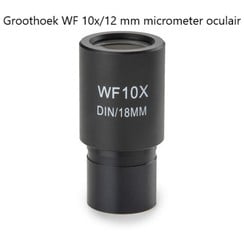 Wide angle WF 10x / 12 mm micrometer eyepiece