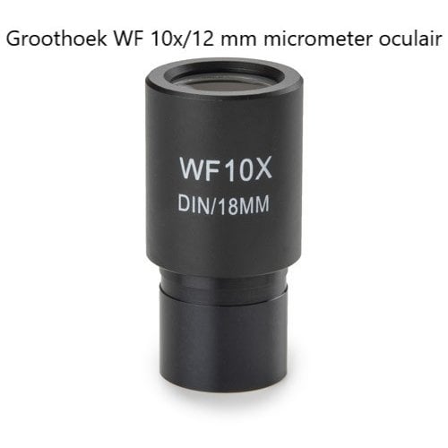 Groothoek WF 10x/12 mm micrometer oculair