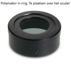 Polarizador en anillo. Para colocar sobre el ocular