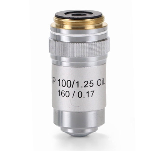 Semi plan achromatic DIN S100x N.A. 1.25 lens