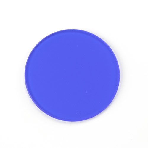 Filtre bleu, Ø 32 mm de diamètre