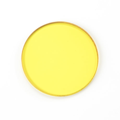 Filtre jaune Ø 32 mm de diamètre