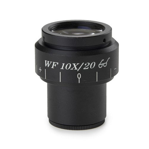Groothoek WF 10x/20 mm micrometer oculair met focusseerbare lens, Ø 30mm tubus
