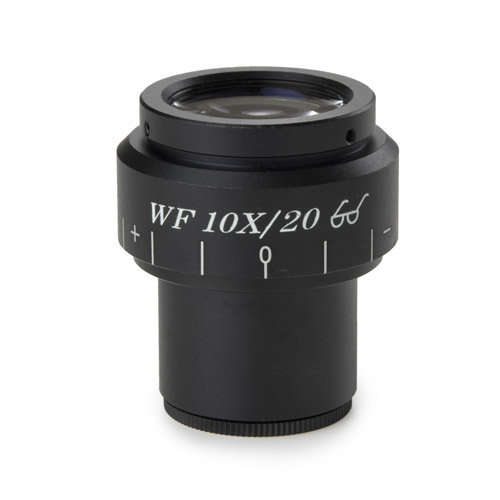Ocular micrométrico gran angular WF 10x / 20 mm con lente enfocable, tubo de Ø 30 mm