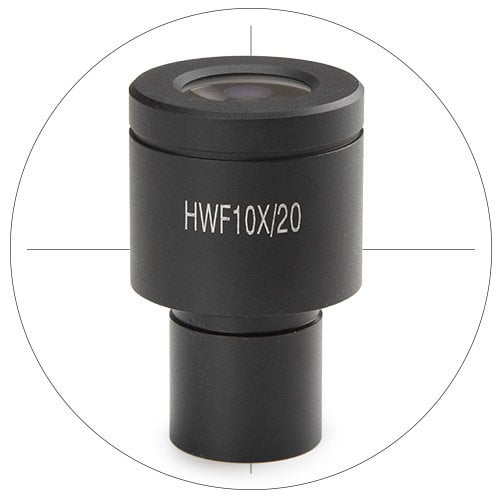 HWF 10x/20 mm oculair met kruisdraad voor bScope voor Ø 23,2 mm tubus