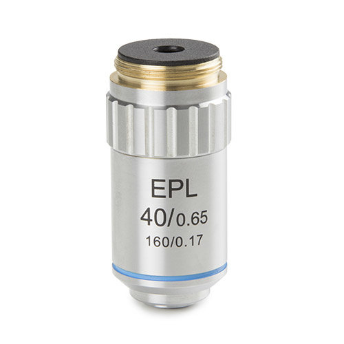 E-plan EPL S40x / 0.65 objective. Working distance 0.64 mm