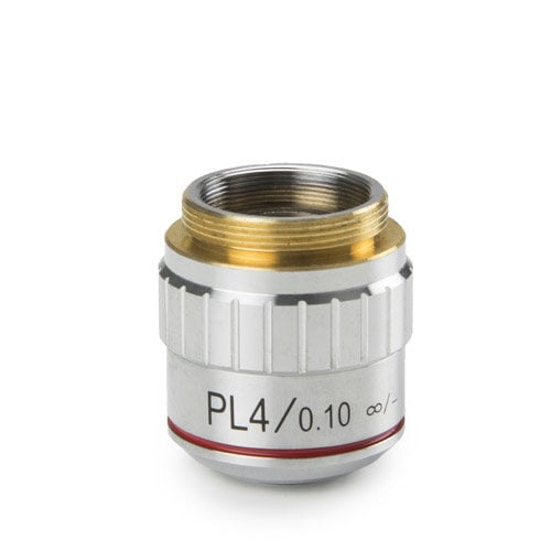 Plan PL 4x / 0.10. Working distance 37 mm